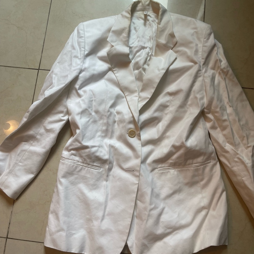 Helmut Lang Elegant White Women's Blazer